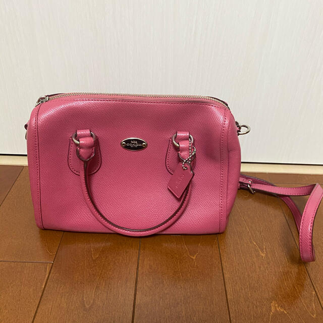 超美品⭐️coach　ショルダーバッグ カバン　ピンク　ハンドバッグ　ミニバッグ