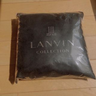 ランバンコレクション(LANVIN COLLECTION)のレア！LANVINコレクション ブランケット 黒(おくるみ/ブランケット)