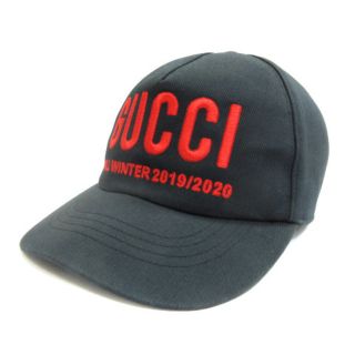 グッチ(GUCCI)のグッチ GUCCI 19AW 刺繍 BASEBALL CAP キャップ ブラック(その他)