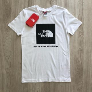 ザノースフェイス(THE NORTH FACE)の【海外限定】TNF ノースフェイス　ジュニア　ボックスロゴ　Tシャツ　160(Tシャツ(半袖/袖なし))