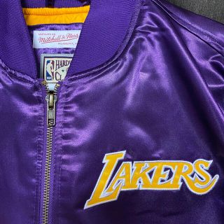 ミッチェルアンドネス(MITCHELL & NESS)のMitchell&Ness LA LAKERS HWCスタジャン(スタジャン)