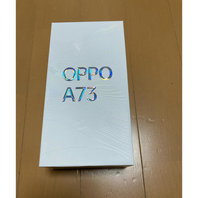 【新品】 OPPO A73 ネービーブルースマホ/家電/カメラ