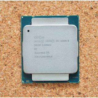 【動作確認済】CPU Intel Xeon E5-1650V3 2個セット(PCパーツ)