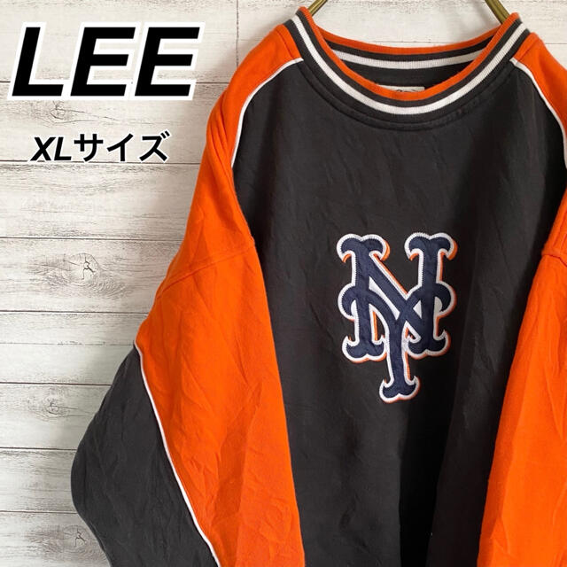 XLサイズ  リー スウェット トレーナー MLB メジャーリーグ 刺繍スウェット