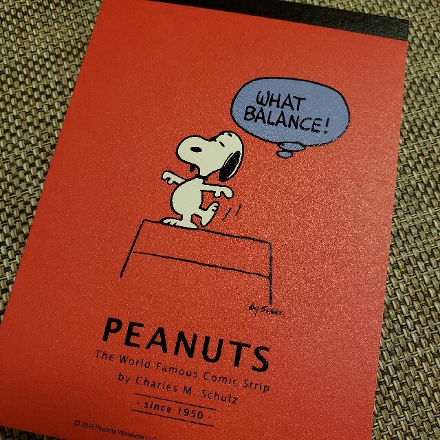 PEANUTS(ピーナッツ)のスヌーピー メモ帳 インテリア/住まい/日用品の文房具(ノート/メモ帳/ふせん)の商品写真