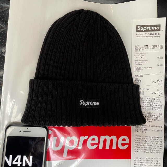 低価再入荷 Supreme - 21SS SUPREME Overdyed Beanie F Blackの通販 by