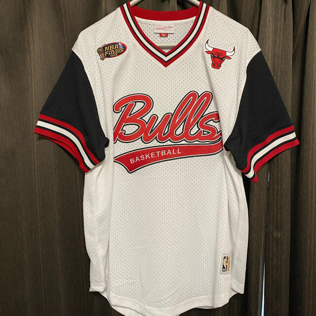 MitchellandNessMitchell & Ness CHICAGO BULLS シューティングシャツ