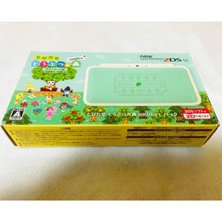 ニンテンドー2DS(ニンテンドー2DS)の☆新品同様 希少品☆New Nintend 2DS LL どうぶつの森  (家庭用ゲーム機本体)