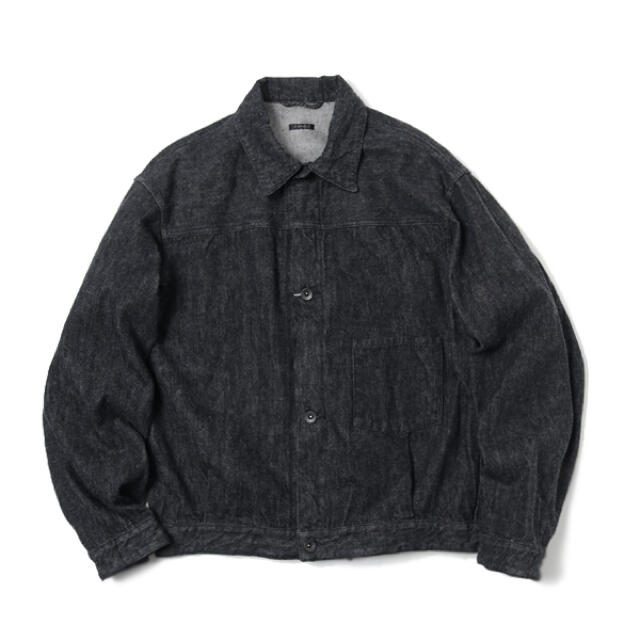 COMOLI - COMOLI 21ss デニムジャケット ブラックエクリュ サイズ3の