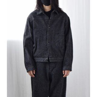 COMOLI - COMOLI 21ss デニムジャケット ブラックエクリュ サイズ3の