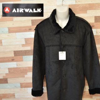 エアウォーク(AIRWALK)の【AIRWALK】 美品 タグ付き エアウォーク 裏ボアロングコート サイズ3L(ステンカラーコート)