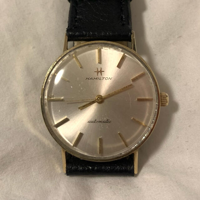 完売 Hamilton 自動巻 10KGF アンティーク腕時計 メンズ ハミルトン 腕時計(アナログ)
