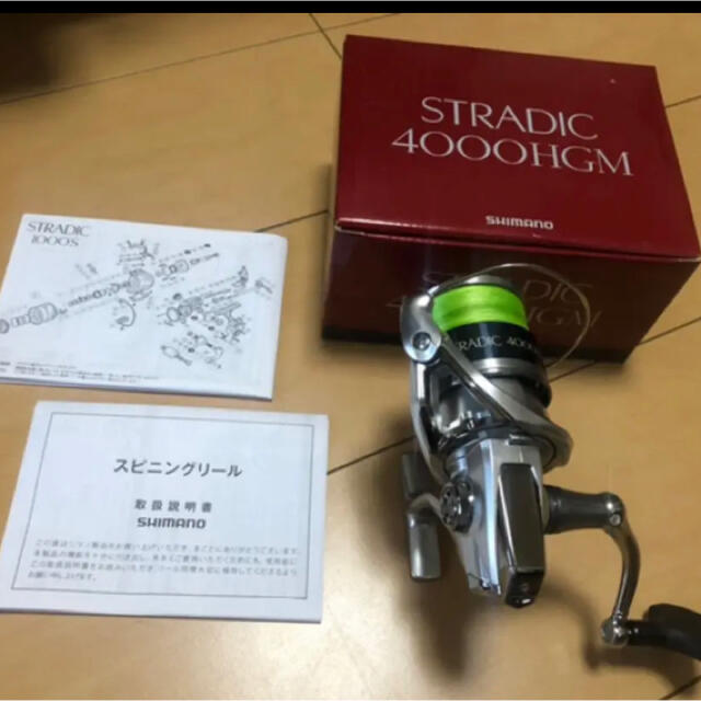 SHIMANO(シマノ)のシマノ ストラディック4000HGM スポーツ/アウトドアのフィッシング(リール)の商品写真