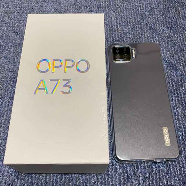 OPPO A73 CPH2099 ネービーブルースマホ/家電/カメラ