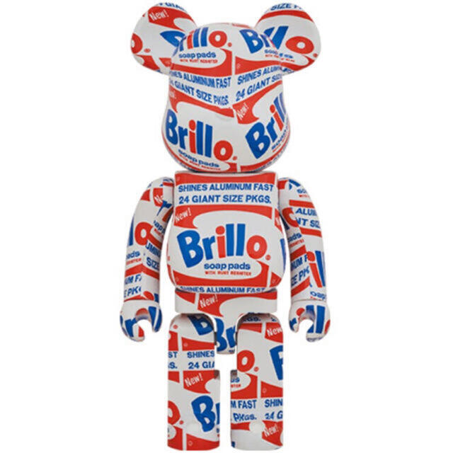 MEDICOM TOY(メディコムトイ)のBE@RBRICK ANDY WARHOL “Brillo” 1000% ハンドメイドのおもちゃ(フィギュア)の商品写真