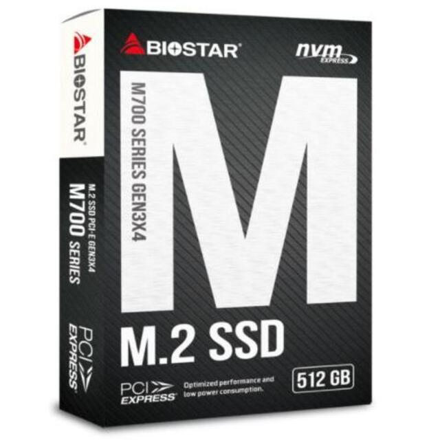新品 BIOSTAR 内蔵SSD 512GB TLC M700-512GB