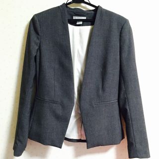 エイチアンドエム(H&M)のグレージャケット SALE(ノーカラージャケット)