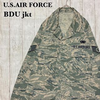 〔米軍実物〕BDUジャケット フィールドジャケット カモフラージュ(ミリタリージャケット)