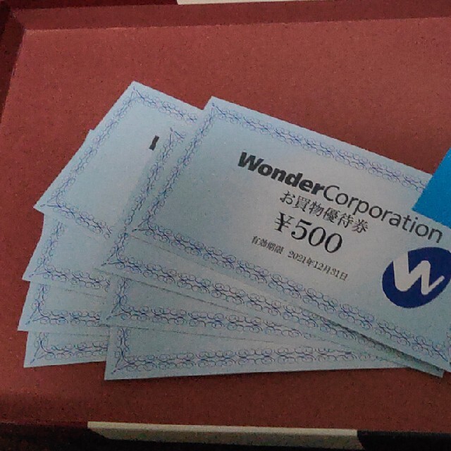 ワンダーコーポレーション　ワンダーグー　wondergoo 6000円　商品券商品券