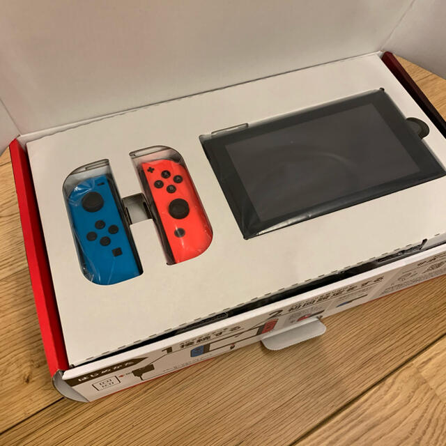 芸能人 愛用の通販 Nintendo 新品未使用 箱ダメージ有り Switch ネオンブルー 本体 家庭用ゲーム機本体