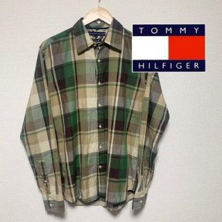 トミーヒルフィガー(TOMMY HILFIGER)の美品！【TOMMY HILFIGER】トミーヒルフィガー　チェックシャツ(シャツ)