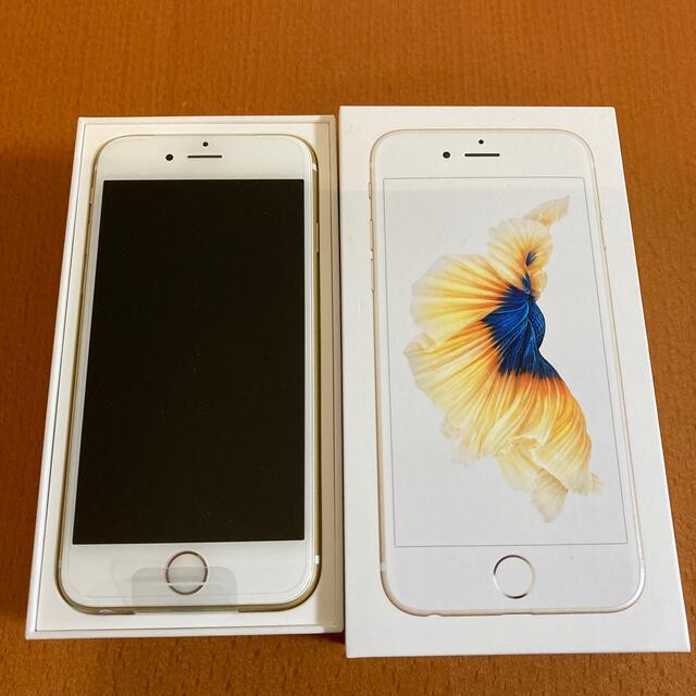 Apple(アップル)のiPhone 6s Gold 32G SIMFREE  スマホ/家電/カメラのスマートフォン/携帯電話(スマートフォン本体)の商品写真