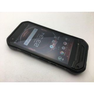 キョウセラ(京セラ)のSIMフリー中古au京セラ TORQUE G03 KYV41 ブラック494(スマートフォン本体)