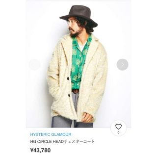 ヒステリックグラマー(HYSTERIC GLAMOUR)のヒステリックグラマー　チェスターコート(チェスターコート)