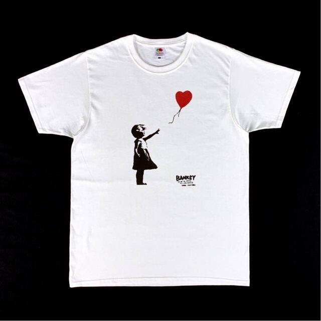 【送料無料】新品 BANKSY バンクシー 風船と少女 グラフィティ Tシャツ | フリマアプリ ラクマ