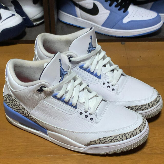 本日終了】NIKE air jordan 3 UNC 30cm - スニーカー