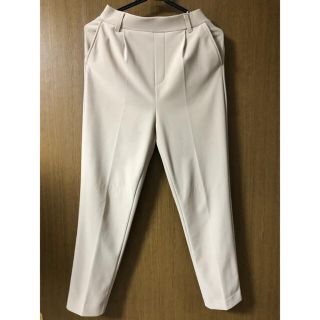 ケティ(ketty)の【B品】ketty 洗濯可 美脚パンツ ウエストゴム ライトベージュ(クロップドパンツ)