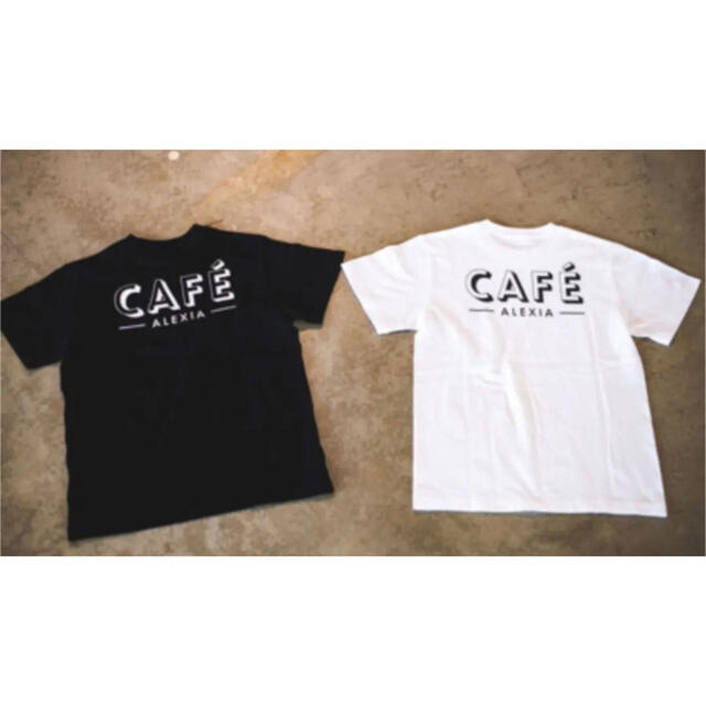 ALEXIA STAM(アリシアスタン)のアリシアスタン  Tシャツ　限定　cafe カフェ　シールームリン　エストレジャ レディースのトップス(Tシャツ(半袖/袖なし))の商品写真