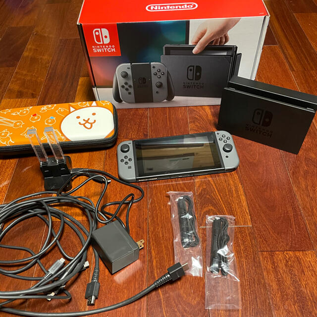 Nintendo Switch グレー モンスターハンター ライズ ソフト付き - pgsd