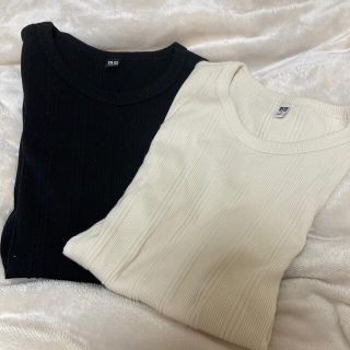 ユニクロ(UNIQLO)のUNIQLO Tシャツ2枚セット(Tシャツ(半袖/袖なし))