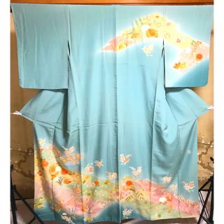 訪問着セット 正絹　未使用品(着物)