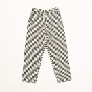 ザラ(ZARA)のmite 【bloc tapered pants ブラック】(クロップドパンツ)