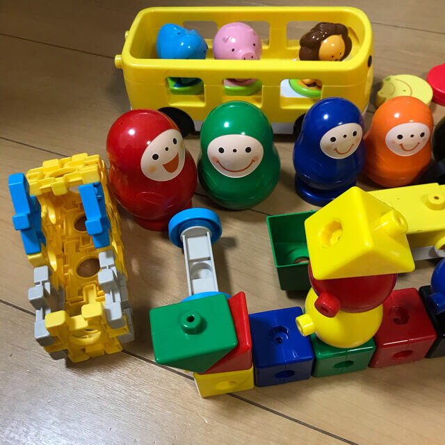しまじろう☆いろっち　バス　ブロック キッズ/ベビー/マタニティのおもちゃ(知育玩具)の商品写真