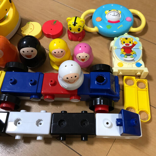 しまじろう☆いろっち　バス　ブロック キッズ/ベビー/マタニティのおもちゃ(知育玩具)の商品写真