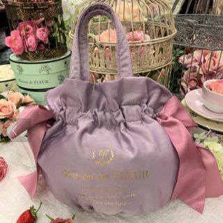 メゾンドフルール(Maison de FLEUR)のMaison de FLEUR ギャザー2Wayトートバッグ(ハンドバッグ)