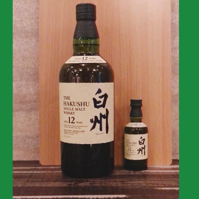 サントリーシングルモルトウイスキー 白州12年 700ml&50ml 2本箱無し ...