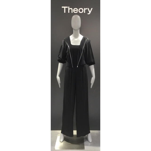 theory(セオリー)のTheory 20ss シアーニット素材パーカー ブラック レディースのトップス(パーカー)の商品写真