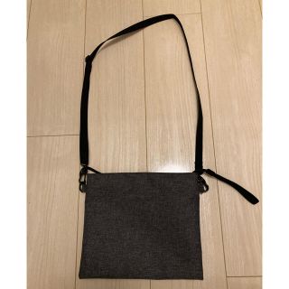 ムジルシリョウヒン(MUJI (無印良品))のサコッシュ　無印良品　グレー(ショルダーバッグ)