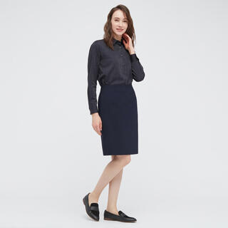 ユニクロ(UNIQLO)のUNIQLO ユニクロ ストレッチ タイト スカート 61cm(ひざ丈スカート)