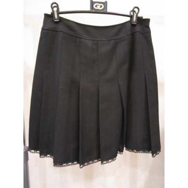 黒ラメプリーツスカート レディースのスカート(ミニスカート)の商品写真