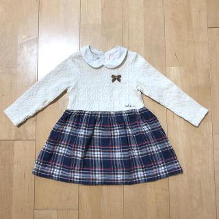 ミキハウス(mikihouse)のミキハウス  ワンピース90 美品(ワンピース)