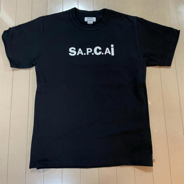 サイズMsacai × A.P.C.  コラボTシャツ　黒　M 新品　サカイ