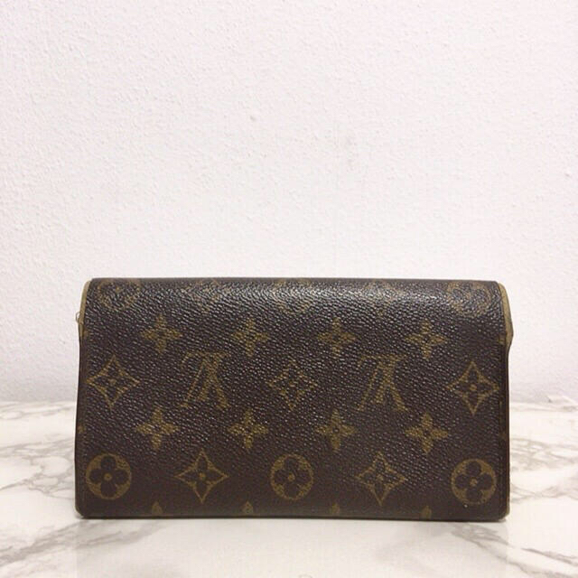 LOUIS VUITTON - レトロ ルイヴィトン 長財布 モノグラム ボタン