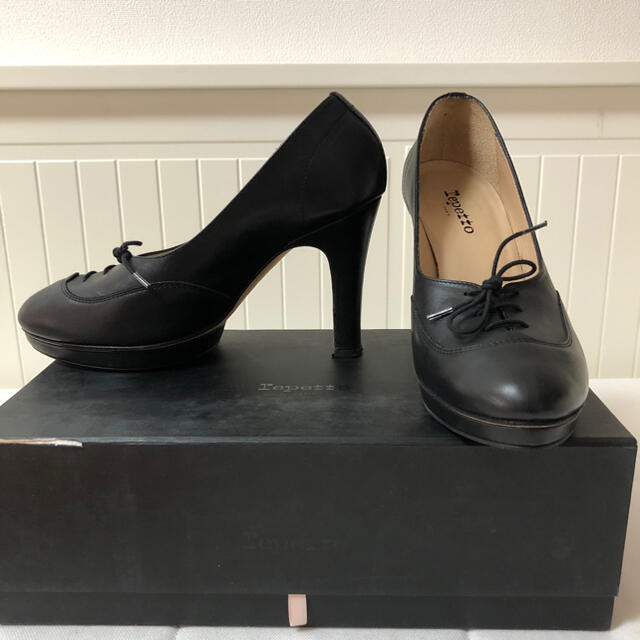 repetto(レペット)の⭐️クーポンセール⭐️美品 repetto 黒パンプス  レディースの靴/シューズ(ハイヒール/パンプス)の商品写真