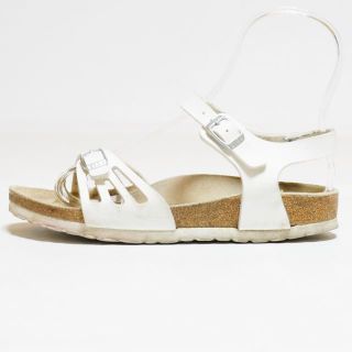 ビルケンシュトック(BIRKENSTOCK)のビルケンシュトック サンダル EU 37 - 白(サンダル)