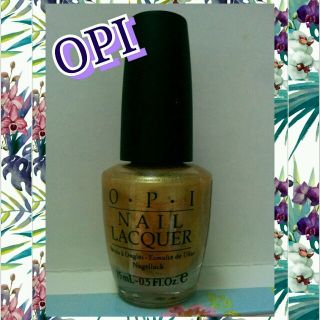 オーピーアイ(OPI)のマネキュア ネイルカラー ネイルカラー OPI ゴールド 金 新品・未使用(マニキュア)